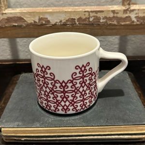 Starbucks Mug Cup Ceramic White Red  12oz 2017